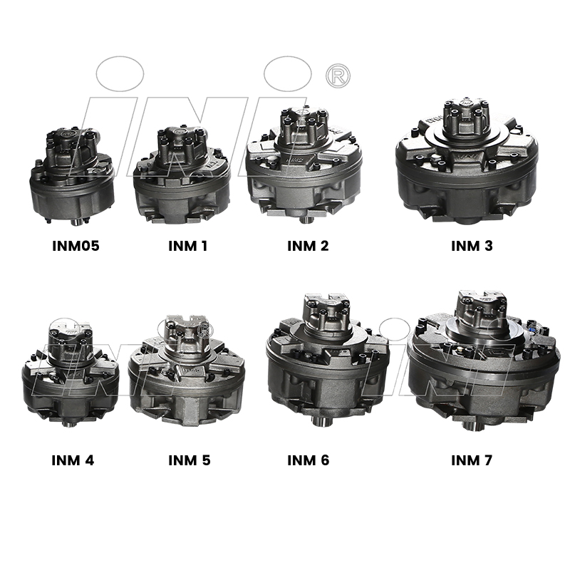 Motor hidraulic cu piston radial din seria INM (motor înlocuibil din seria GM Italia)